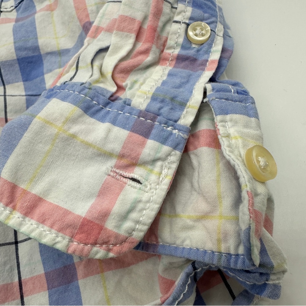 Lightweight plaid button down - Picture 3 of 4